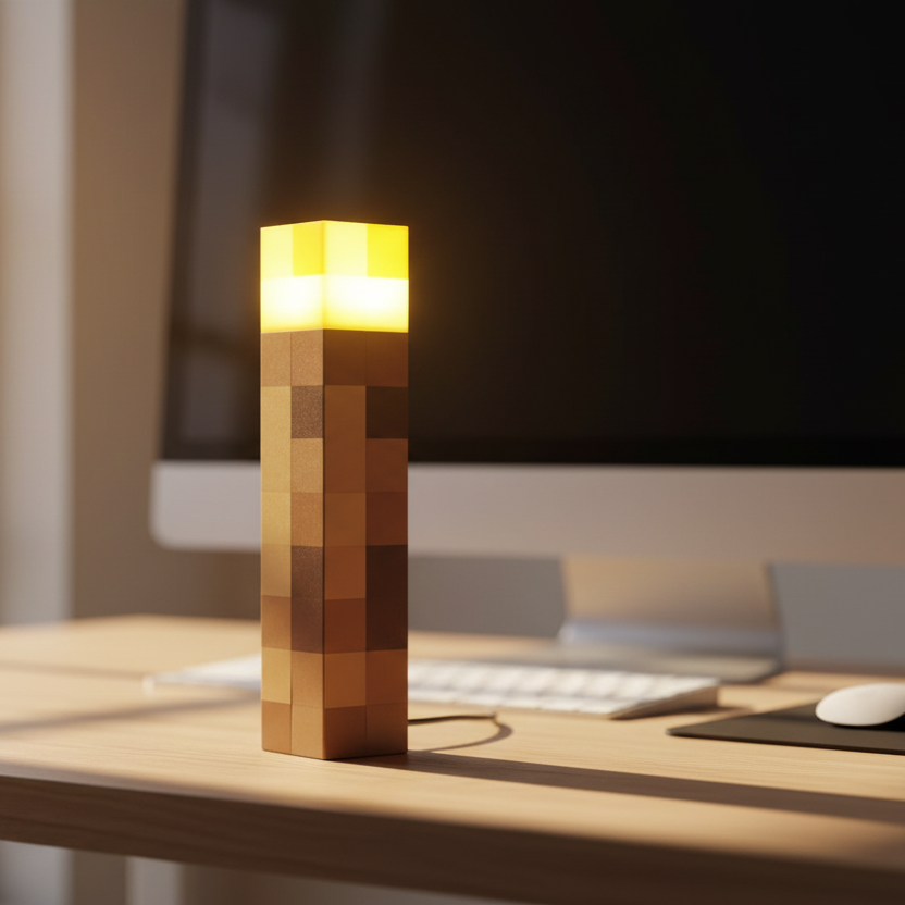 Real Minecraft Torch 🔥🎮