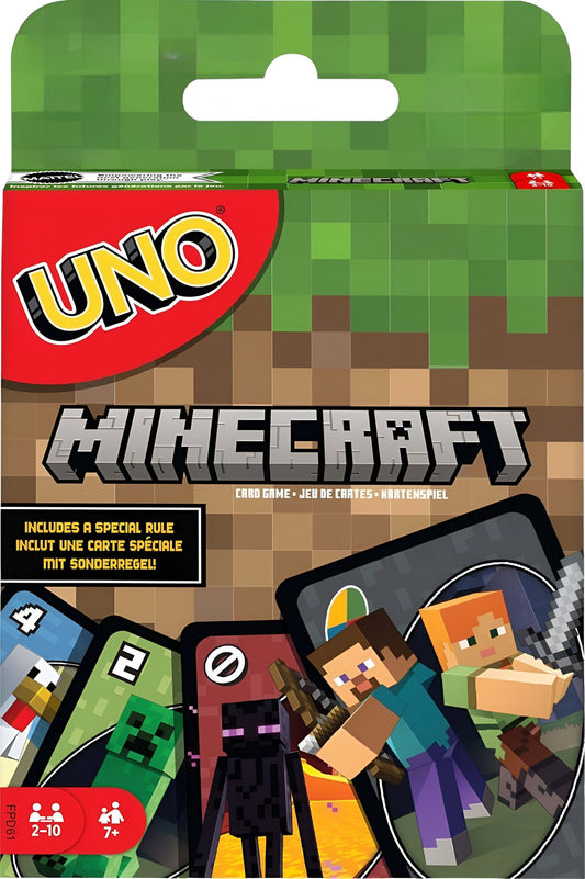 UNO Minecraft Playing Card Game