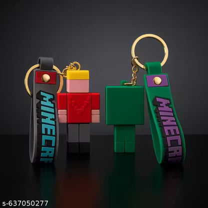 Minecraft King Keychain