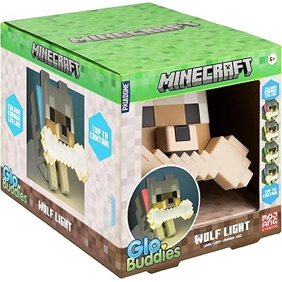 Minecraft Wolf GloBuddies 3D Colour Changing Light