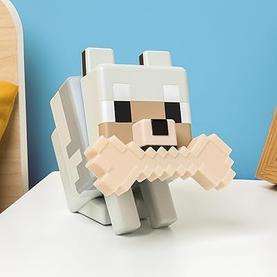 Minecraft Wolf GloBuddies 3D Colour Changing Light