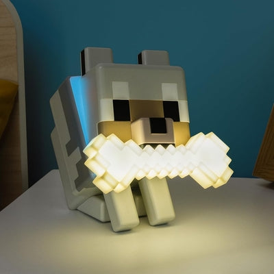 Minecraft Wolf GloBuddies 3D Colour Changing Light