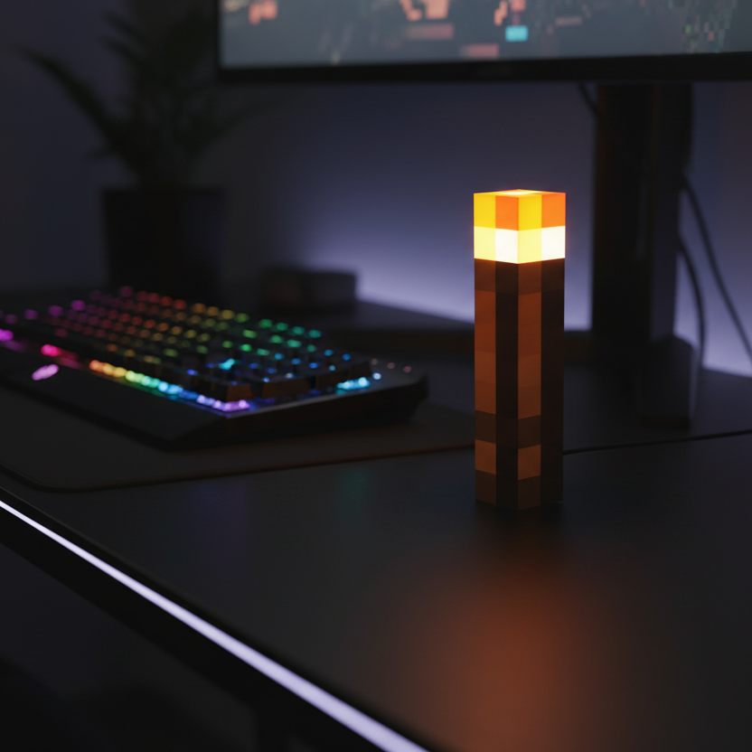 Real Minecraft Torch 🔥🎮