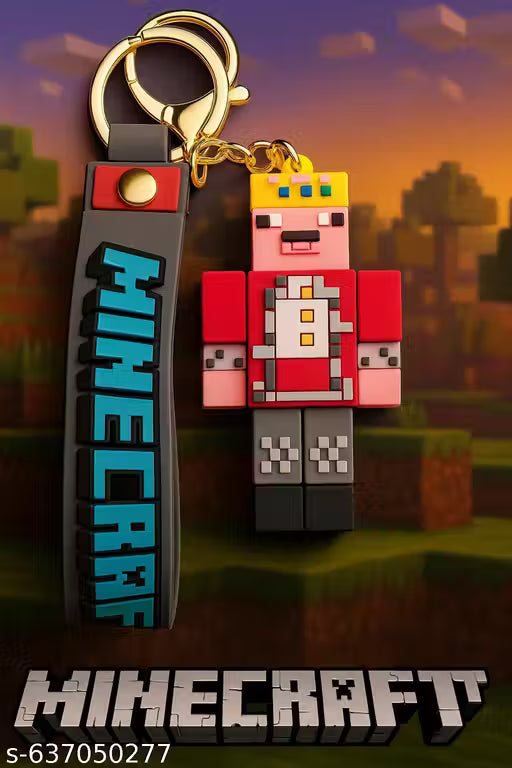 Minecraft King Keychain